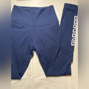 PINK blue yoga leggings size XS